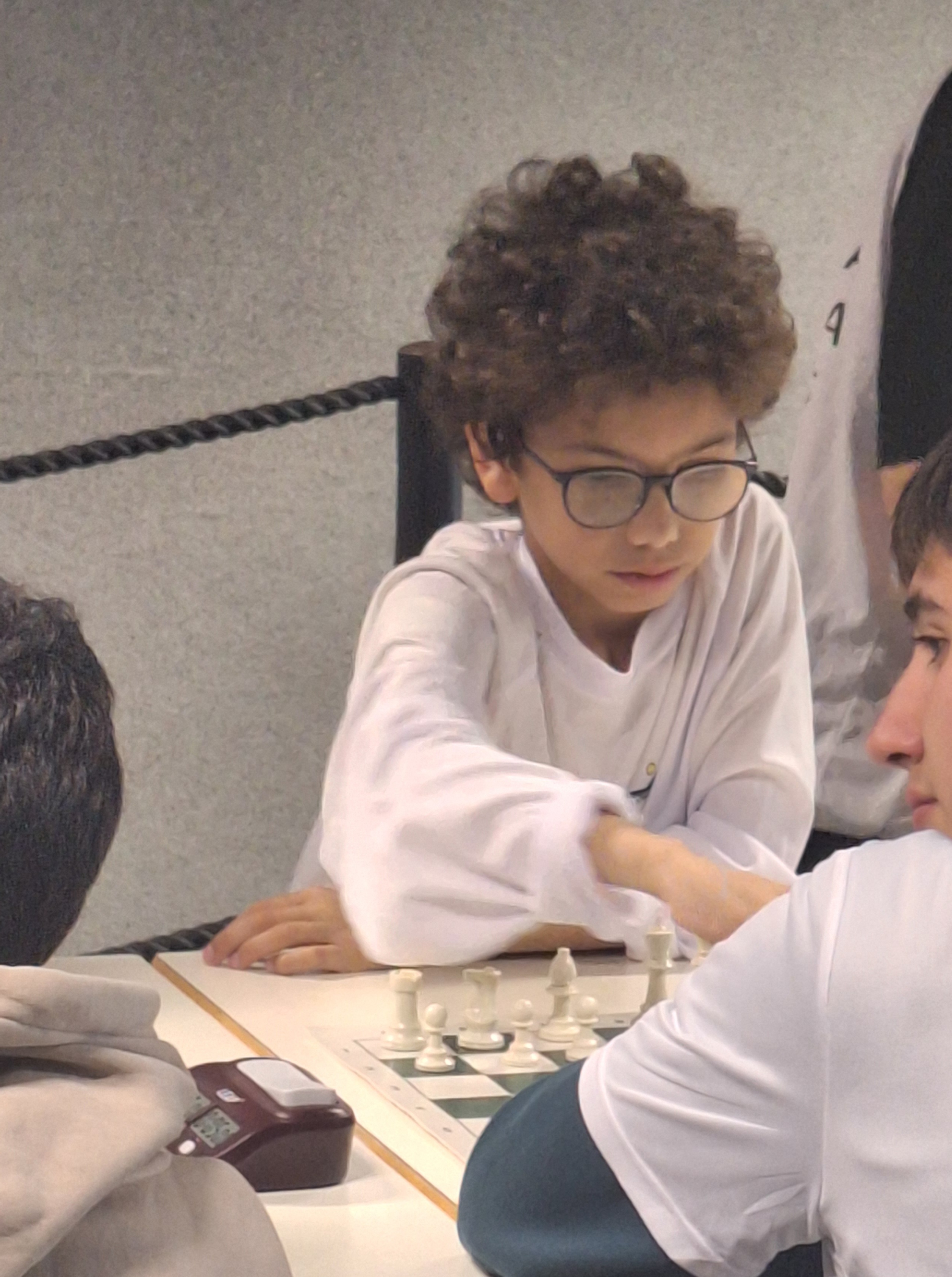 Momento de jogo - Torneio de Xadrez CLDE-Tâmega