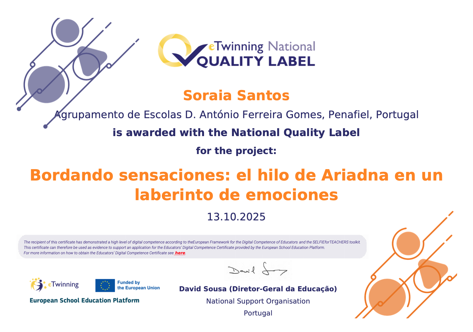 Captura de ecrã eTwinning 2